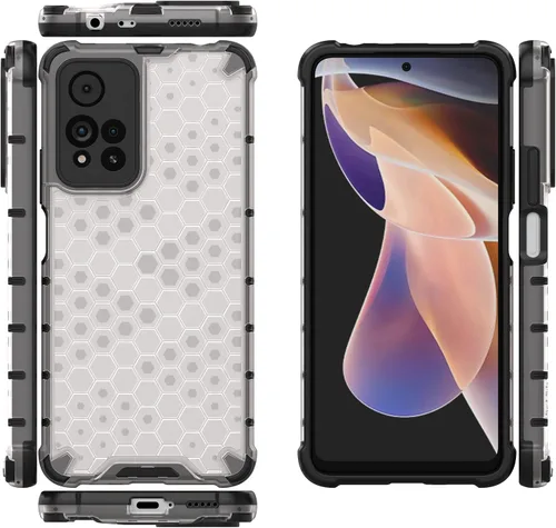 Miniatura 66 de Funda para Xiaomi Poco M5s 4G, Funda para Redmi Note 10 4G / Note 10S 4G / Note 11 SE (India) Case Case 2 en 1 Funda para teléfono Blanco
