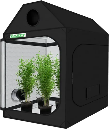 Miniatura 19 de zazzy Carpa de Cultivo 18"x30"x36" Hidropónica de Servicio Pesado Cuarto Oscuro Reflectante Mylar Carpas de Cultivo con Ventana y Bandeja de Piso