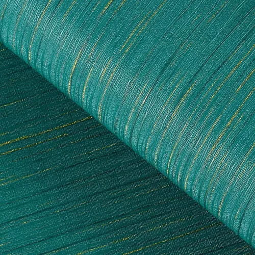 FunStick Papel tapiz de lino con textura para despegar y pegar, color verde azulado, papel tapiz de lino autoadhesivo de tela sintética para paredes