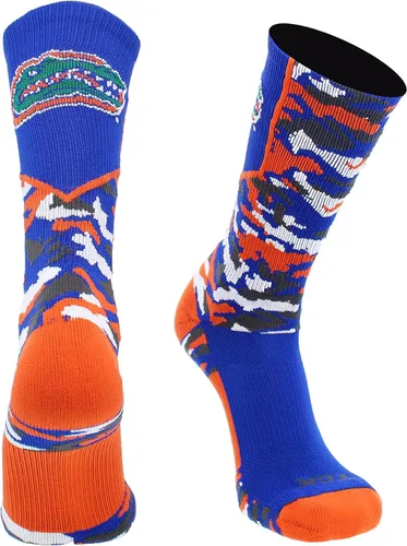 Miniatura 7 de TCK NCAA Woodland Camo Crew Socks – Officially Licensed Collegiate Fan Gear – Durable Cushioned Moisture Wicking Socks