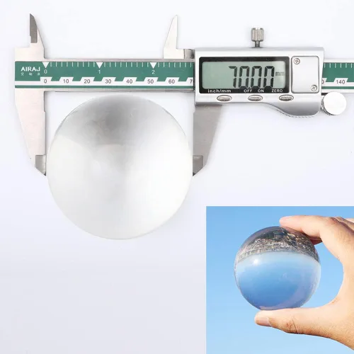 Miniatura 5 de Bola de cristal K9, bola de cristal transparente, esfera mágica para decoración, fotografía de lentes, meditación, adivinación de mirada, adorno