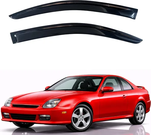 Miniatura 201 de KPY Visor de ventana compatible con Hyundai Tucson 2021-2025, 4 piezas de deflector de ventilación para ventana lateral, estilo Mugen, protector