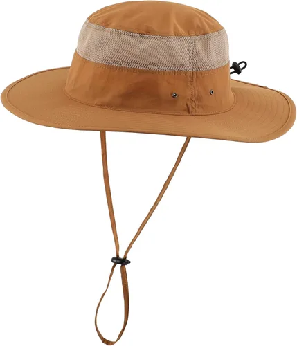 Miniatura 26 de Home Prefer Sombrero de sol UPF 50+ para hombre, ala ancha, protección UV, sombrero para hombre y mujer, playa, safari, jardinería, golf, pesca