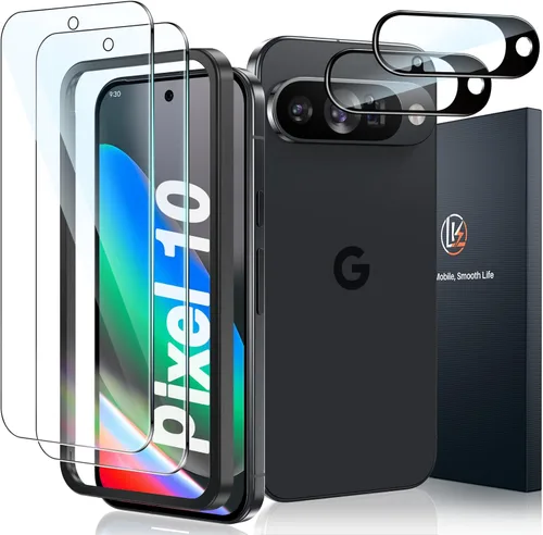 Miniatura 22 de LK Protector de lente de cámara para iPhone 17 Pro/17 Pro Max [Top 9H+ Grado Militar A Prueba de Roturas] Instalación de Un Clic, Ultra-Resistente