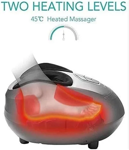 Miniatura 7 de TOEWOE Máquina masajeadora de pies con calor, masaje de tejido profundo, alivio del dolor, vibración y compresión, mejora la circulación sanguínea