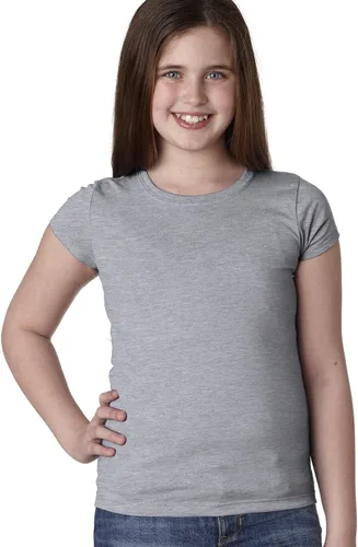 Miniatura 26 de Next Level Camiseta de punto acanalado de princesa para niñas grandes