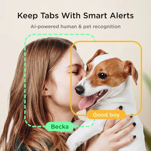 Miniatura 4 de Petcube Cam Cámara Wi-Fi interior para mascotas y de seguridad con aplicación para teléfono, monitor de mascotas con audio y video bidireccional