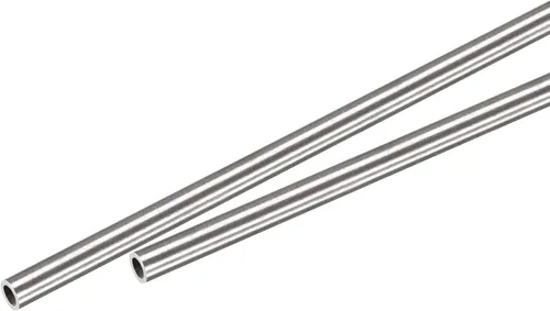 Miniatura 14 de uxcell Tubo redondo de acero inoxidable 304 0.512 in OD 0.020 in espesor de pared 9.843 in longitud 2 piezas