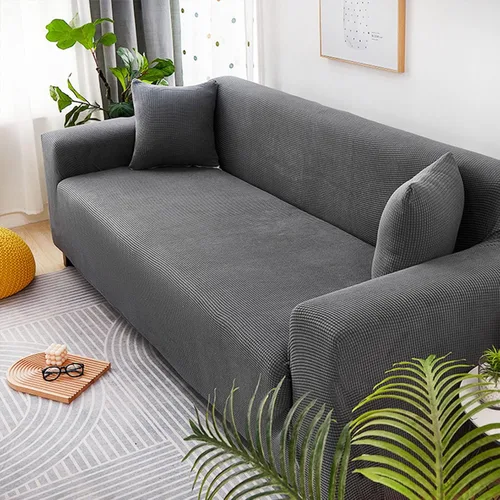Miniatura 14 de IMYOGI Fundas elásticas para sofá de alta elasticidad, fundas de sofá suaves, elegantes fundas antideslizantes para sofá, lavables a máquina