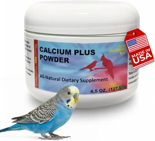 Miniatura 9 de Morning Bird Calcio Plus Polvo para Aves 2 oz – Suplemento de calcio con vitaminas y minerales esenciales – Apoya la salud ósea, la función muscular