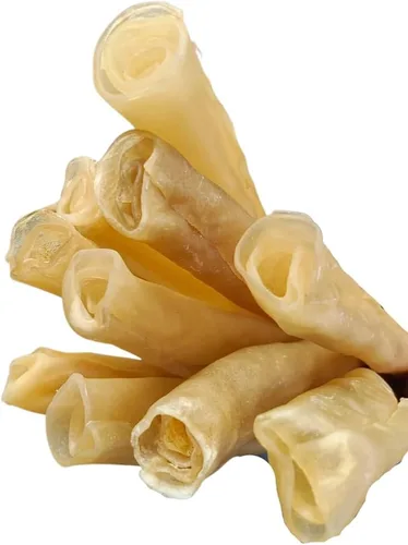 Miniatura 2 de Amazing Dog Treats Pequeña barra de colágeno – (6 pulgadas – 8 unidades) – Rollos de mejillas de carne de res de colágeno para perros – Palitos