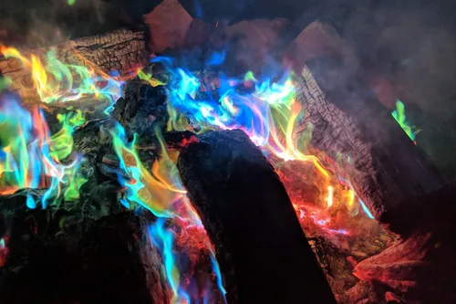 Miniatura 7 de Mystical Fire Dragon Flames - Colorante de llama vibrante, cambiador de color de llama pulsante de larga duración para uso en interiores