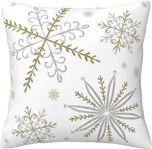 Miniatura 10 de GOOESING Fundas de almohada de Navidad con remolinos rojos, 16 x 16 pulgadas, diseño de bastón de caramelo dulce, doble remolino, color rojo