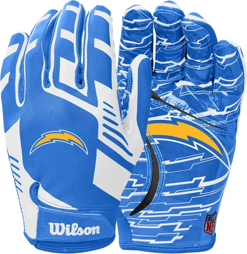 Miniatura 43 de Wilson NFL - Guantes de fútbol americano con ajuste elástico, tallas para jóvenes y adultos