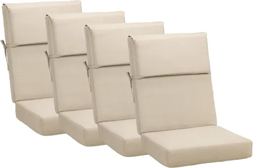 Miniatura 16 de BPS Cojín para silla mecedora de 20 x 20 pulgadas, resistente a la decoloración y al agua, cojines para sillas de patio con funda extraíble