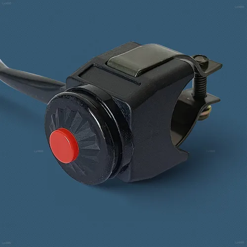 Miniatura 2 de Interruptor universal de motocicleta manillar motocicleta interruptor de parada botón de bocina 7/8 "0.866 in