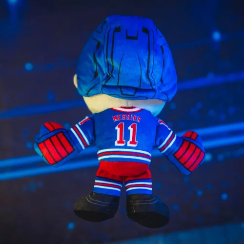 Miniatura 6 de Bleacher Creatures New York Rangers Mark Messier - Peluche de 8 pulgadas de la NHL Kuricha sentado – Leyenda de la NHL inspirada en Chibi suave Los