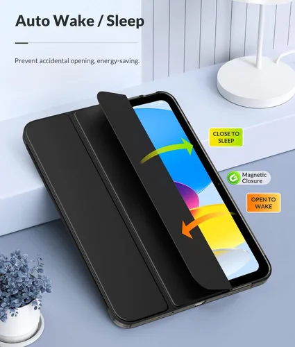 Miniatura 7 de MoKo Funda para Nuevo iPad (A16) 11ª Generación 2025, Funda para iPad 10ª Gen 2022, Funda para iPad 11 Pulgadas con TPU Suave Translúcido Esmerilado