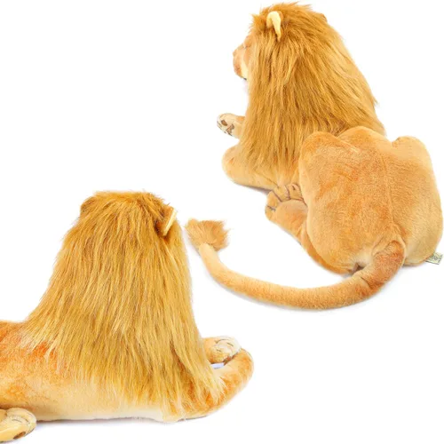 Miniatura 5 de TigerHart Lasodo The Lion - 39 pulgadas (medida de cola no incluida) Gato de peluche grande