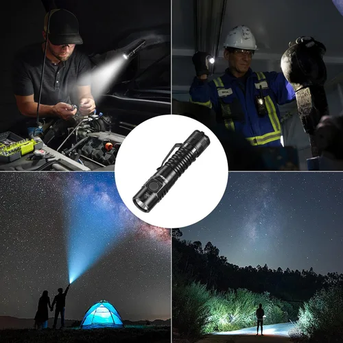 Miniatura 5 de Wurkkos FC11C linterna LED recargable de 1200 lúmenes, distancia de haz de 155m, linternas impermeables IP68 con base magnética, pequeña y potente