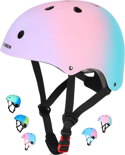 Miniatura 14 de Kids Helmet Toddler Bike Helmets for Ages 2-3-5-8-14 Years Kids Girls Boys Youth, Adjustable Multi-Sport Helmet for Skateboard Cycling Scooter Azul
