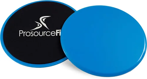 Miniatura 8 de ProsourceFit Discos de ejercicio deslizantes de núcleo, deslizadores de doble cara para uso en cualquier superficie en casa o gimnasio para Negro
