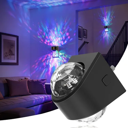 Miniatura 23 de JandCase Luces nocturnas enchufables a la pared, proyector de estrellas, luz nocturna de galaxia automática 3CCT, enchufe con sensor de luz