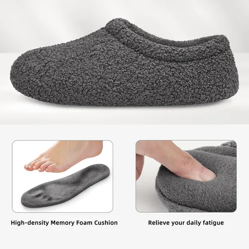 Miniatura 3 de ATHMILE Women's Men's House Slippers Bedroom House Shoes Indoor Fuzzy Memory Foam Fluffy Cozy Shoes Size 7 8 9 10 11 12 13 Gift Box