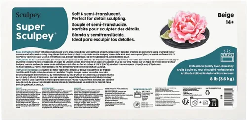 Miniatura 4 de Super Sculpey Professional Quality Oven-Bake Polymer Clay, Beige, 8 lb. (Pack of 3)