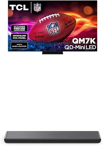Miniatura 41 de TCL Serie QM7K de 55 Pulgadas Mini LED QLED 4K HDR 55QM7K, Modelo 2025 Pantalla Anti Reflejante de 120HZ-144HZ Smart Google TV Dolby Atmos