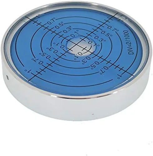 Miniatura 6 de Burbuja horizontal de alta precisión de aleación de aluminio universal de alta precisión medidor de nivel de burbuja de nivel circular corrección
