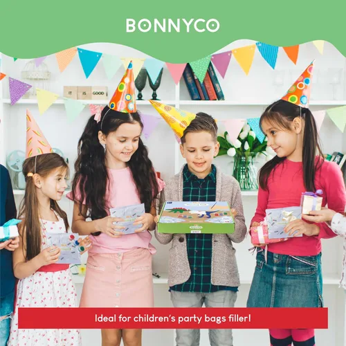 Miniatura 6 de BONNYCO Recuerdos de fiesta de dinosaurios para niños, kit de pintura para niños, paquete de 16, bolsas de regalo de dinosaurio para niños de 3 a 5