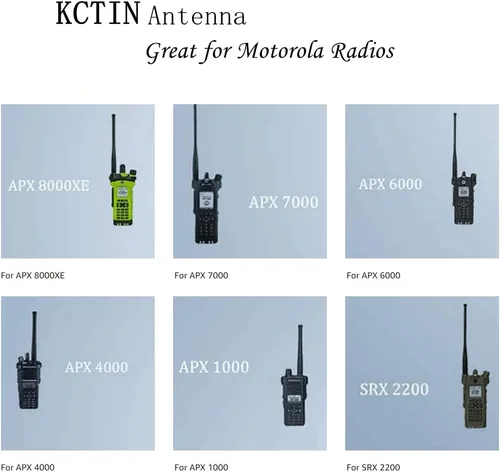 Miniatura 4 de Antena para Motorola, antena GPS Stubby APX 764-870MHz Banda de señal y 7-800 GPS (antena corta NAR6595A) por KCTIN (paquete de 1)