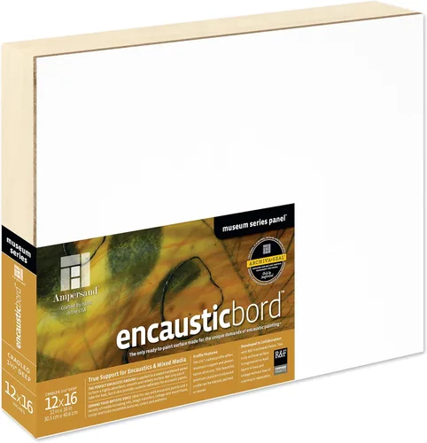 Miniatura 32 de Ampersand Art Supply Panel de pintura de madera: Serie Museo Encausticbord, 7/8 pulgadas de profundidad, 8 "x 10" Profundidad de 7/8 pulgadas