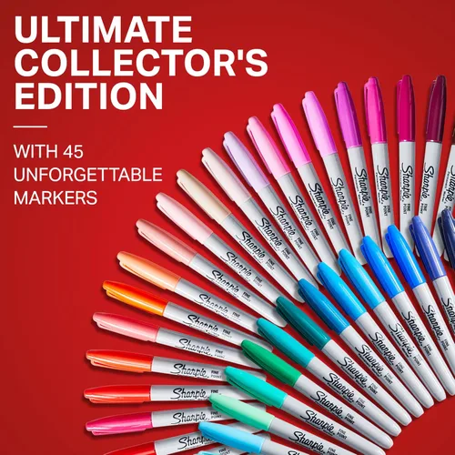 Miniatura 5 de Sharpie Marcadores permanentes Ultimate Collection marcadores de punta ultrafina y fina, ideales para profesores y aulas, suministros de arte, juego