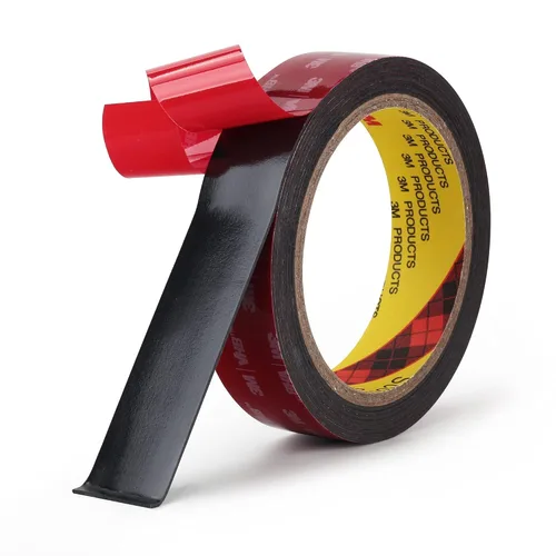 Miniatura 10 de Cinta de montaje de doble cara 3M 5925 VHB Negra de espuma adhesiva fuerte de alta unión resistente al agua adhesivo fuerte Grosor 0.64 mm