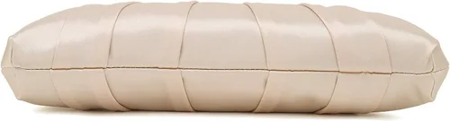 Miniatura 6 de CHARMING TAILOR Bolso de mano clásico de satén plisado con diamantes para bodas bailes eventos de corbata negra