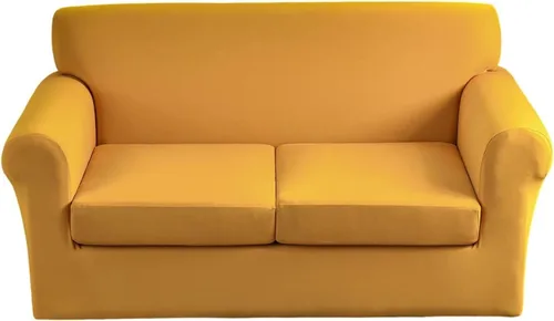 Miniatura 30 de Fundas elásticas para sofá de 1/2/3 cojines, funda estampada con fundas de cojín de asiento separadas, fundas de sofá lavables, protector de muebles