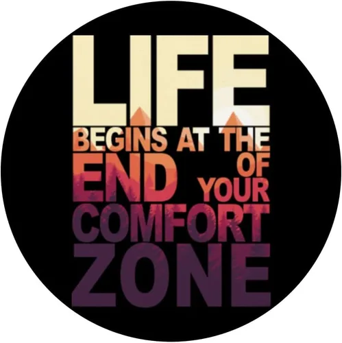 Miniatura 3 de Life Begins At The End Of Your Comfort Zone - Wild PopSockets Swappable PopGrip