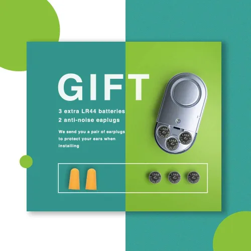 Miniatura 6 de Sensor de alarma abierto de 120 DB para puerta y ventana, paquete de 3 y 1 paquete para niños, seguridad de pacientes con demencia, alarmas