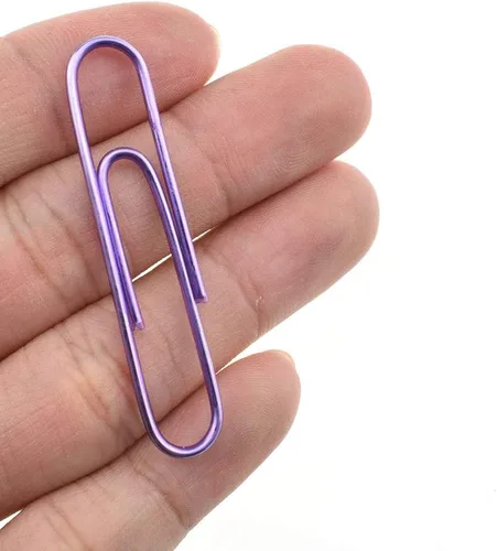 Miniatura 28 de HAHIYO Clips de papel grandes de 1.1 pulgadas (1.102 in) de longitud, clips negros con revestimiento de vinilo para evitar arañazos y desgarros