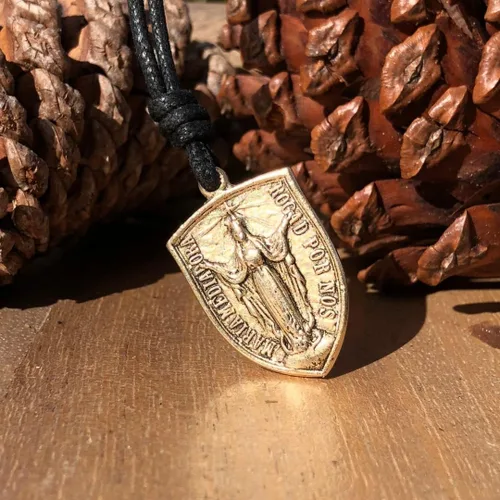 Miniatura 6 de Collar de oro con crucifijo de la Virgen María Jesús – Medalla de los Milagros de Mujer, Medalla de Plata para Hombres, Joyería Religiosa, Regalos