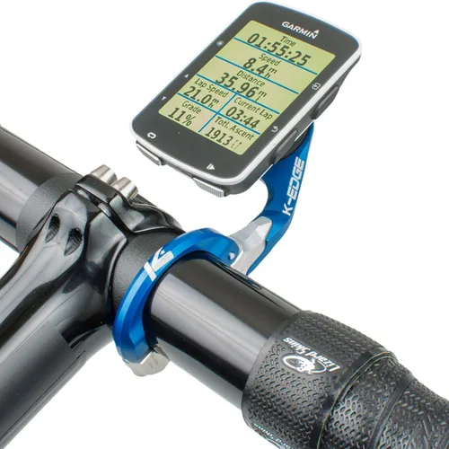 Miniatura 4 de K-Edge El Soporte para computadora de bicicleta de carreras para dispositivos GPS Garmin Azul