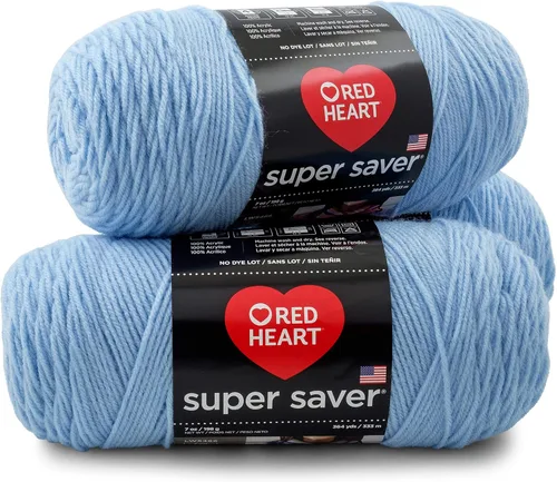 Miniatura 22 de Red Heart - Hilo Super Saver, paquete de 3, color rojo cereza, 3