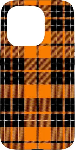 Miniatura 13 de Otoño cuadros naranja y negro patrón patrón caso para iPhone 17