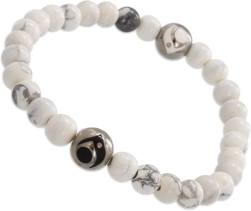 Lokai Gemstone Beaded Bracelet for Women & Men, Stone & Metal Collection - Crystal & Gemstone Jewelry Fashion Bracelet Slides-On for Comfortable Fit