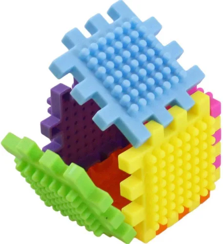 Miniatura 3 de Dimple DC5190 - Juego de 360 piezas de juguetes apilables interconectados para niños y niñas, hace 60 bloques, diversión educativa, ideal para niños