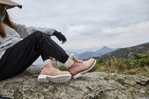 Miniatura 7 de COTTIMO Botas de invierno antideslizante con forro de piel para mujer