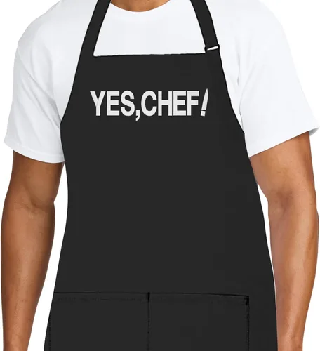 Miniatura 14 de Delantal de chef personalizado para hombres, diseño bordado personalizado, cocina profesional, barbacoa, parrilla, para papá, decorado en Estados