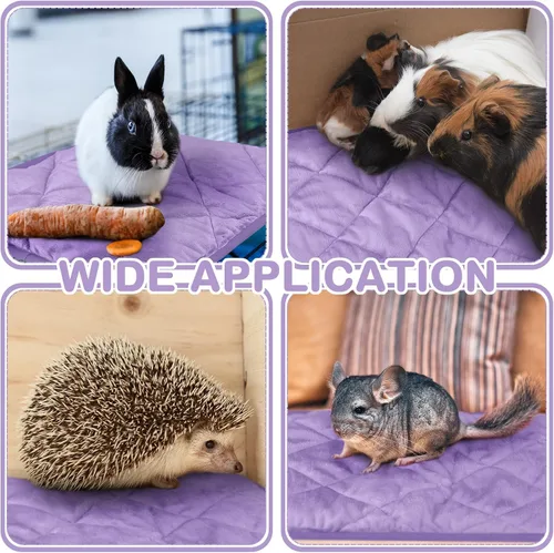 Miniatura 28 de Paquete de 4 Almohadillas Autocalentables para Gatos, Alfombrilla Autocalentable para Perros que Refleja el Calor Corporal, Almohadilla Térmica